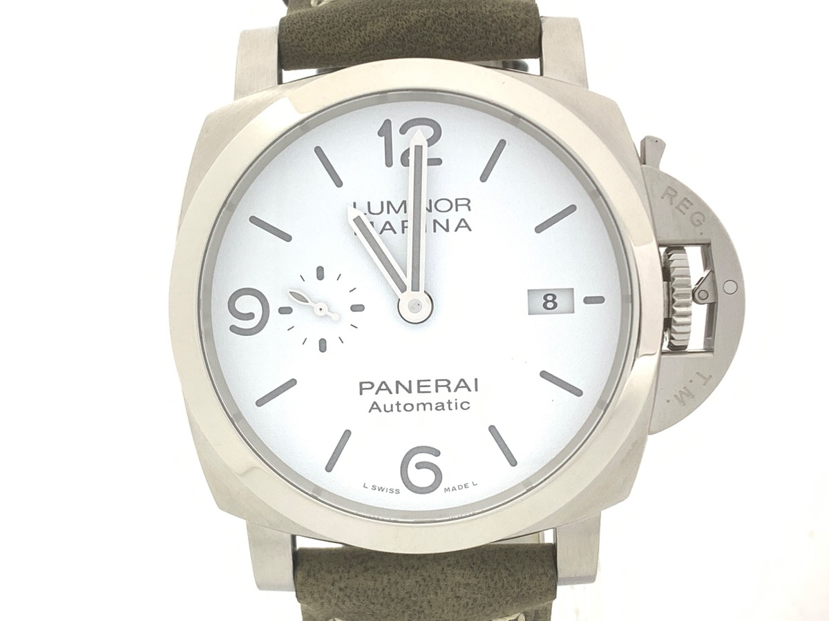 パネライ ルミノール マリーナ ホワイト PAM01314 ステンレススティール