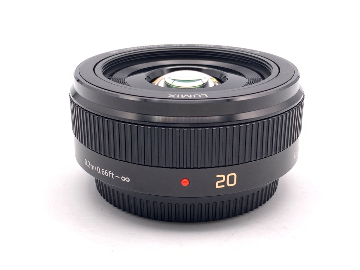 【新品未開封】パナソニック H-H020A-K 交換用レンズ　LUMIX 中古】パナソニック LUMIX G 20mm F1.7 II ASPH. [H-H020A] ブラック
