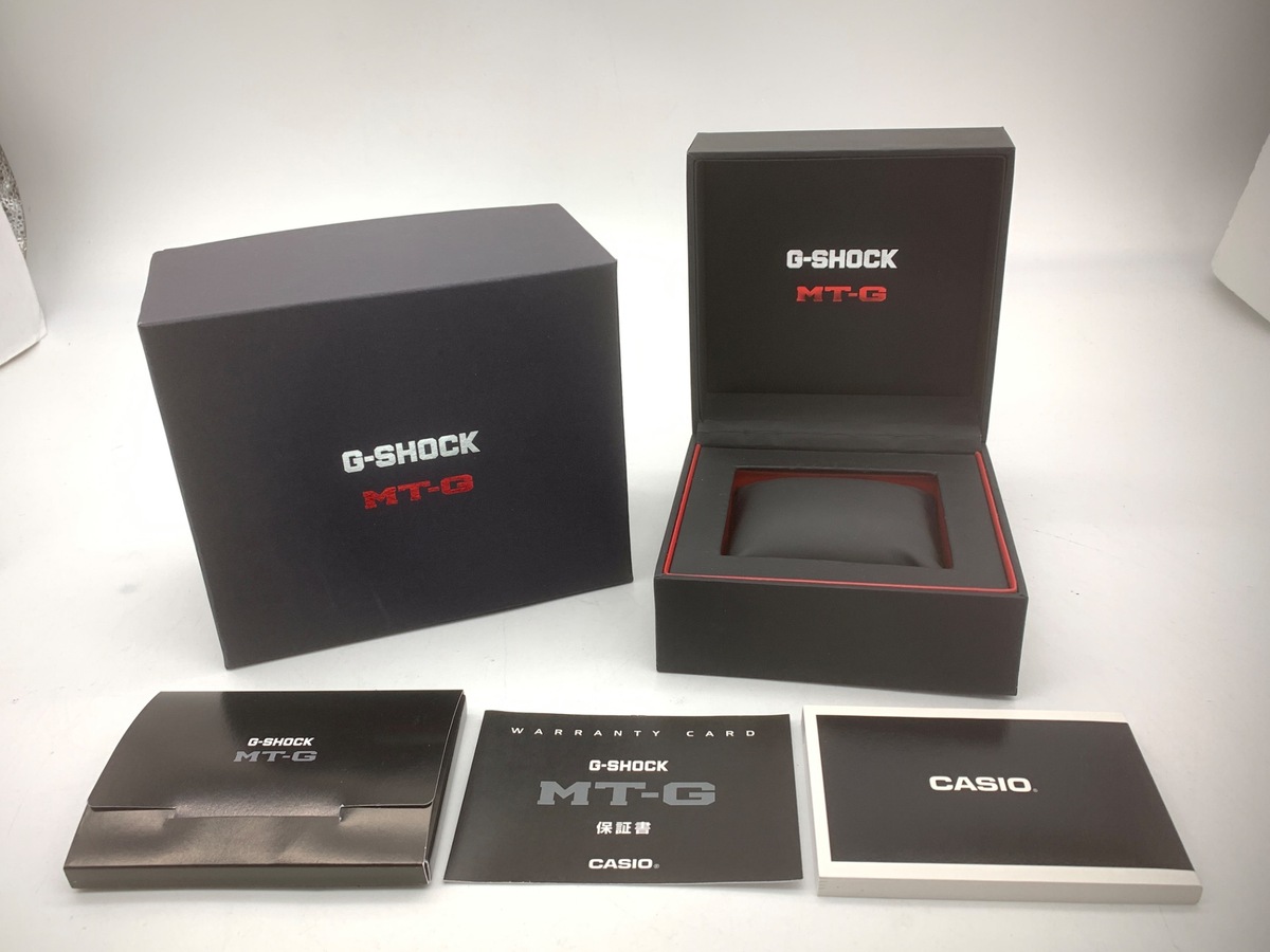 カシオ G-SHOCK MT-G ブラック MTG-B1000XBD-1AJF 樹脂