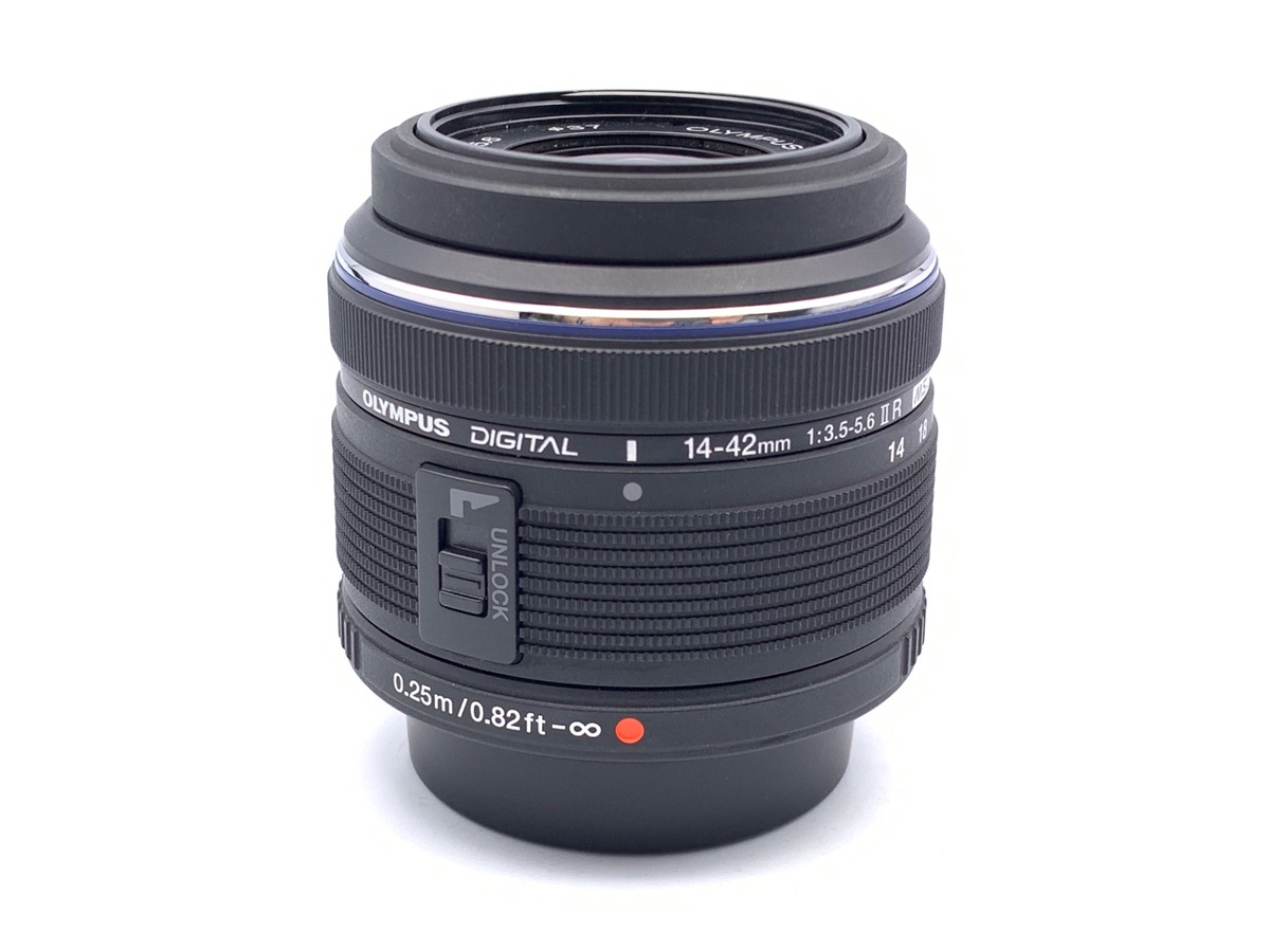 中古】オリンパス M.ZUIKO DIGITAL 14-42mm F3.5-5.6 II R ブラック