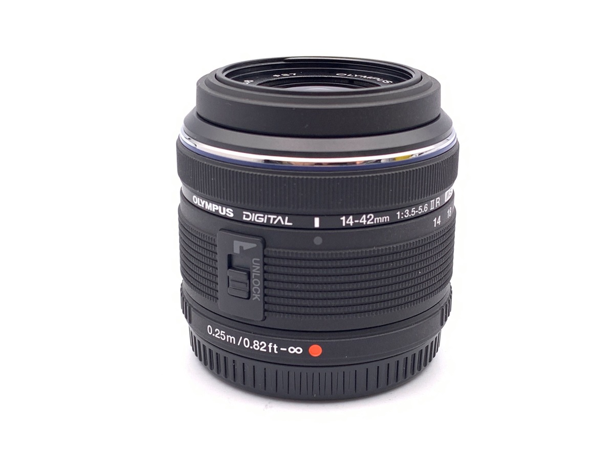 中古】オリンパス M.ZUIKO DIGITAL 14-42mm F3.5-5.6 II R ブラック