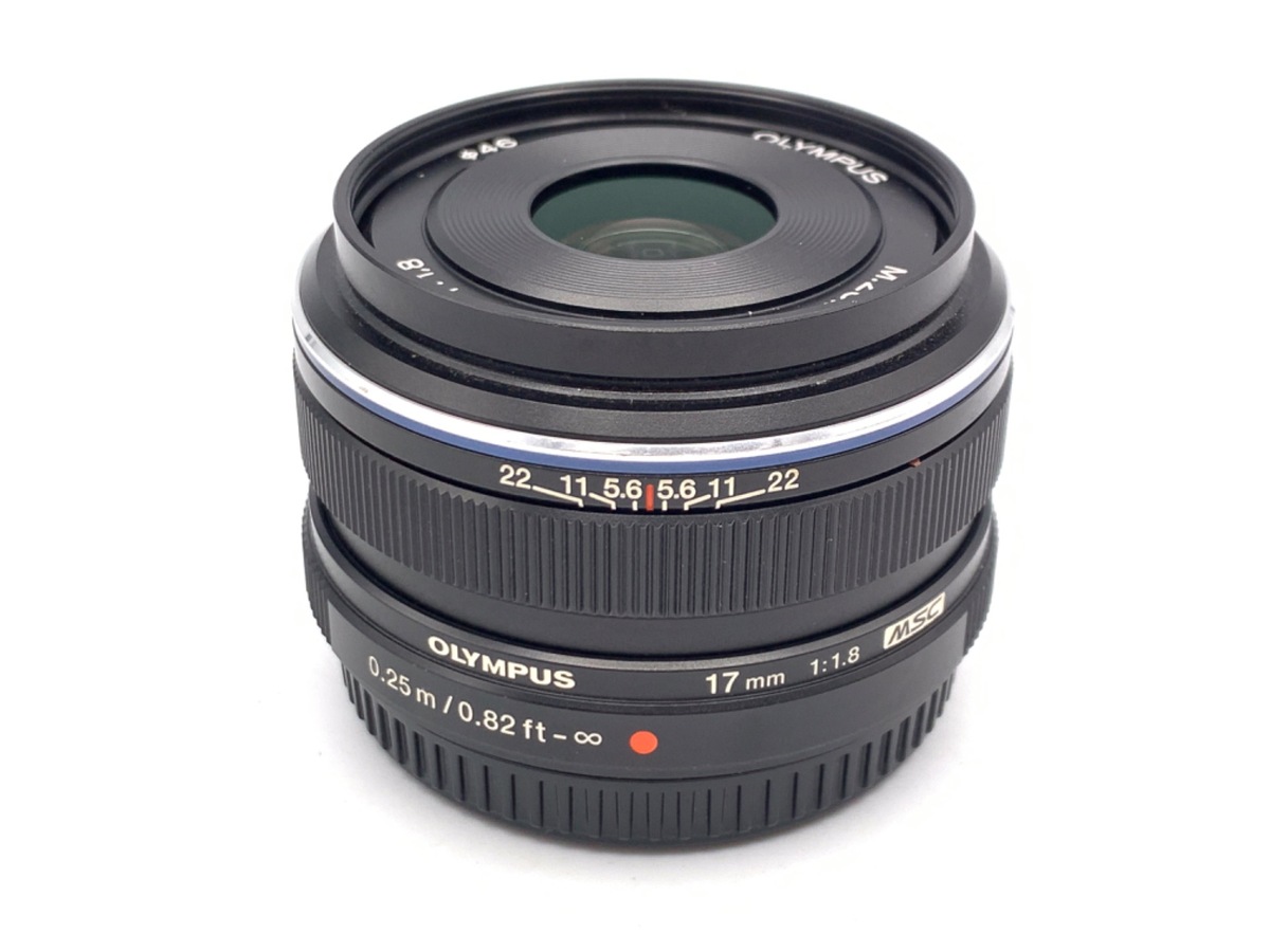 【中古】オリンパス M.ZUIKO DIGITAL 17mm F1.8 ブラック