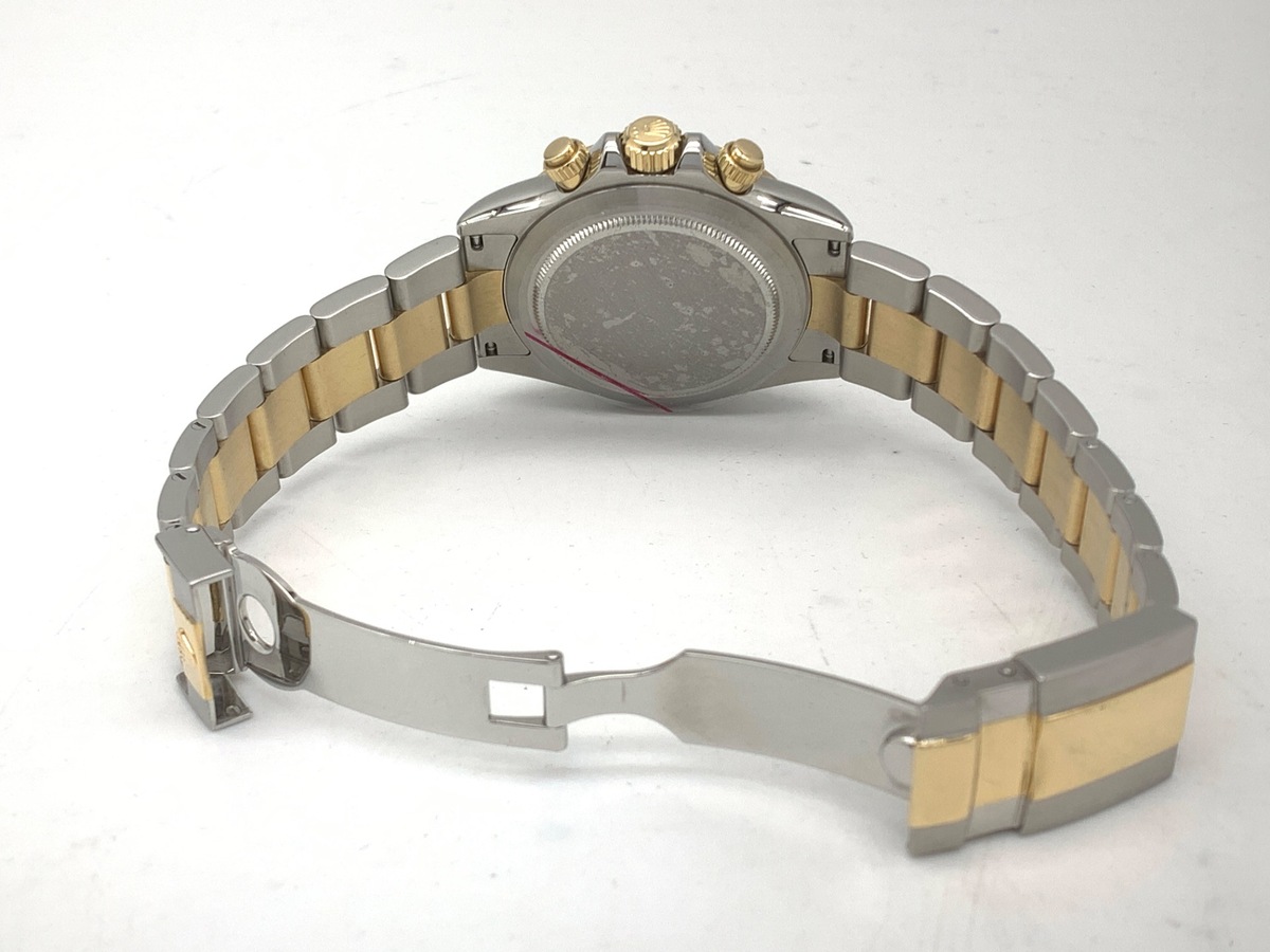ロレックス(ROLEX) デイトナ ブラック 116523G ステンレススティール/イエローゴールド 8Pダイヤ