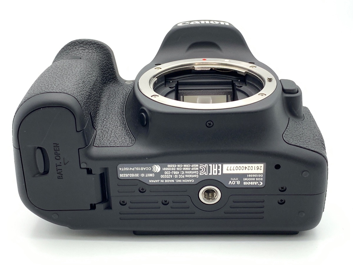 中古：AB(良品)】キヤノン EOS 80D ボディ | 2449500050937