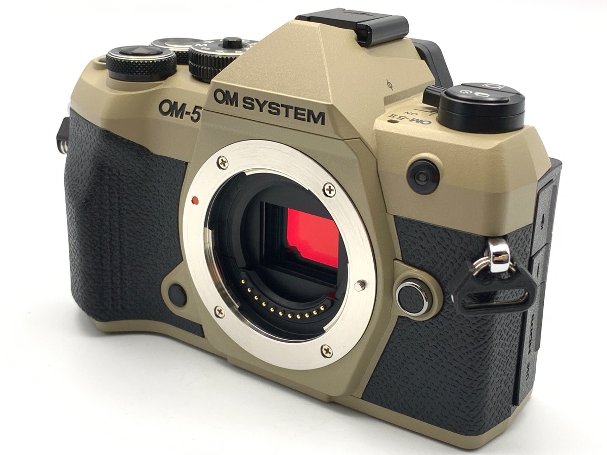 中古：A(美品)】OM SYSTEM OM-5 Mark II ボディ サンドベージュ