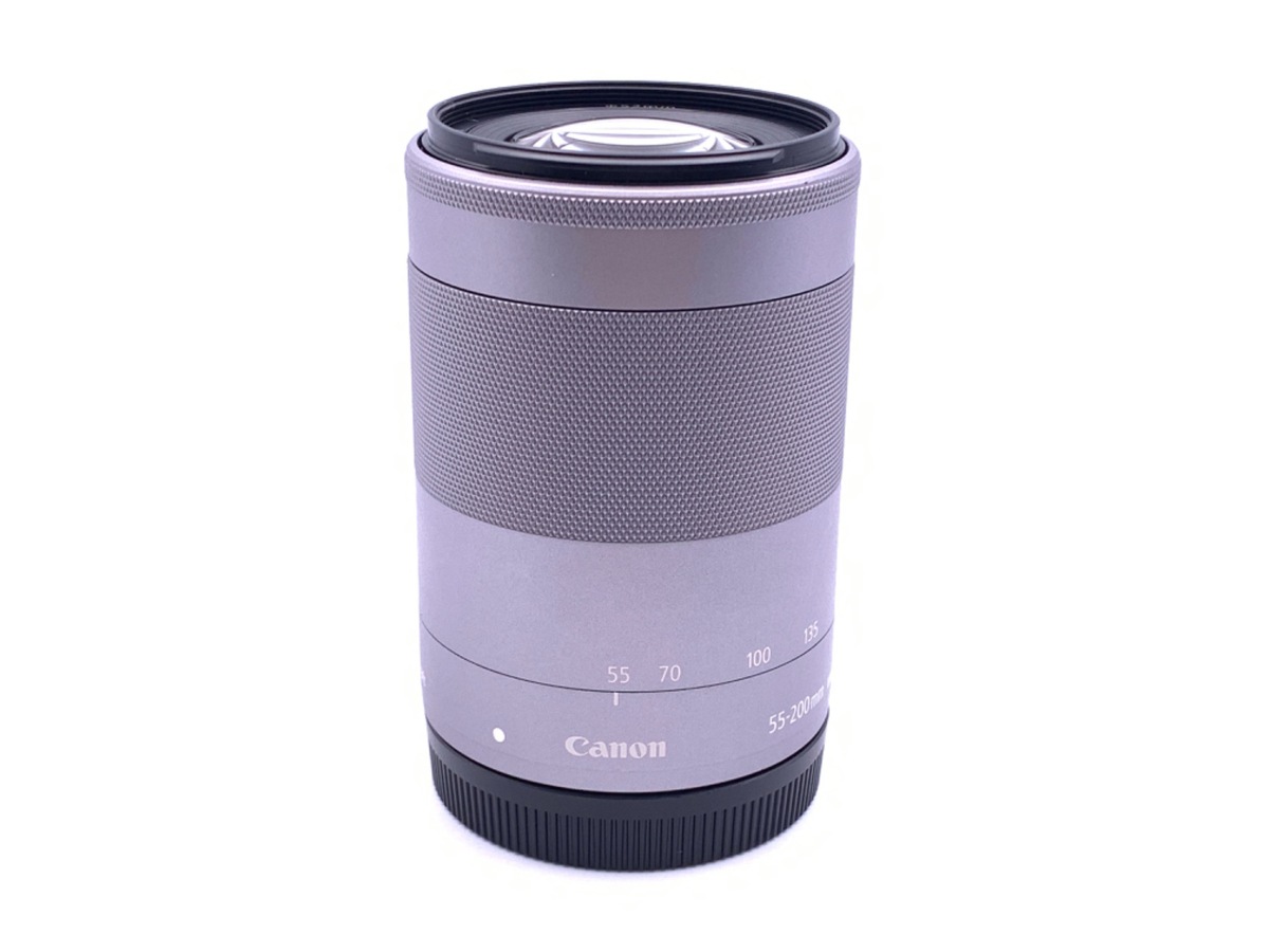 【中古】キヤノン EF-M55-200mm F4.5-6.3 IS STM シルバー