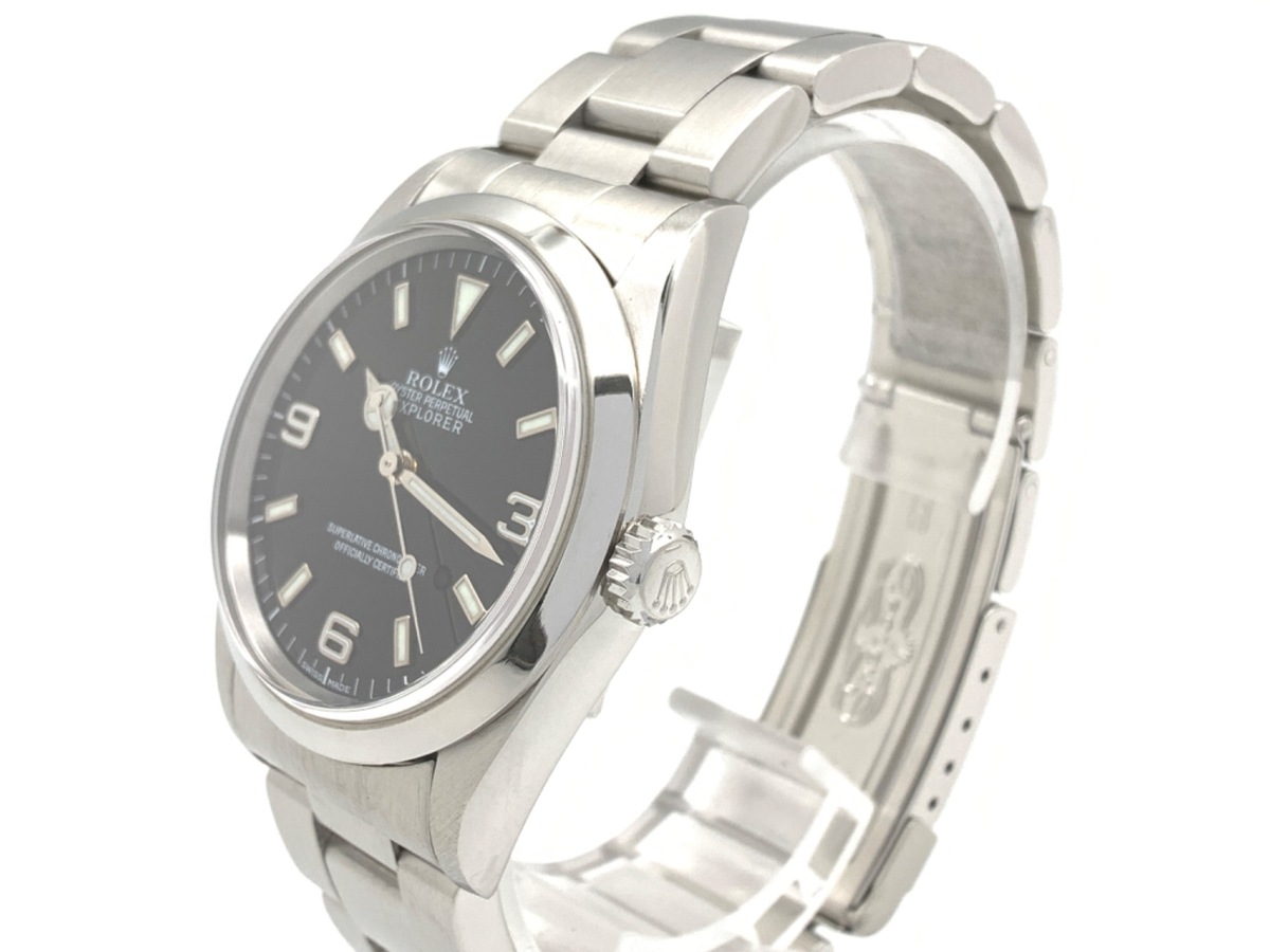 ロレックス(ROLEX) エクスプローラーI ブラック 14270 ステンレススティール