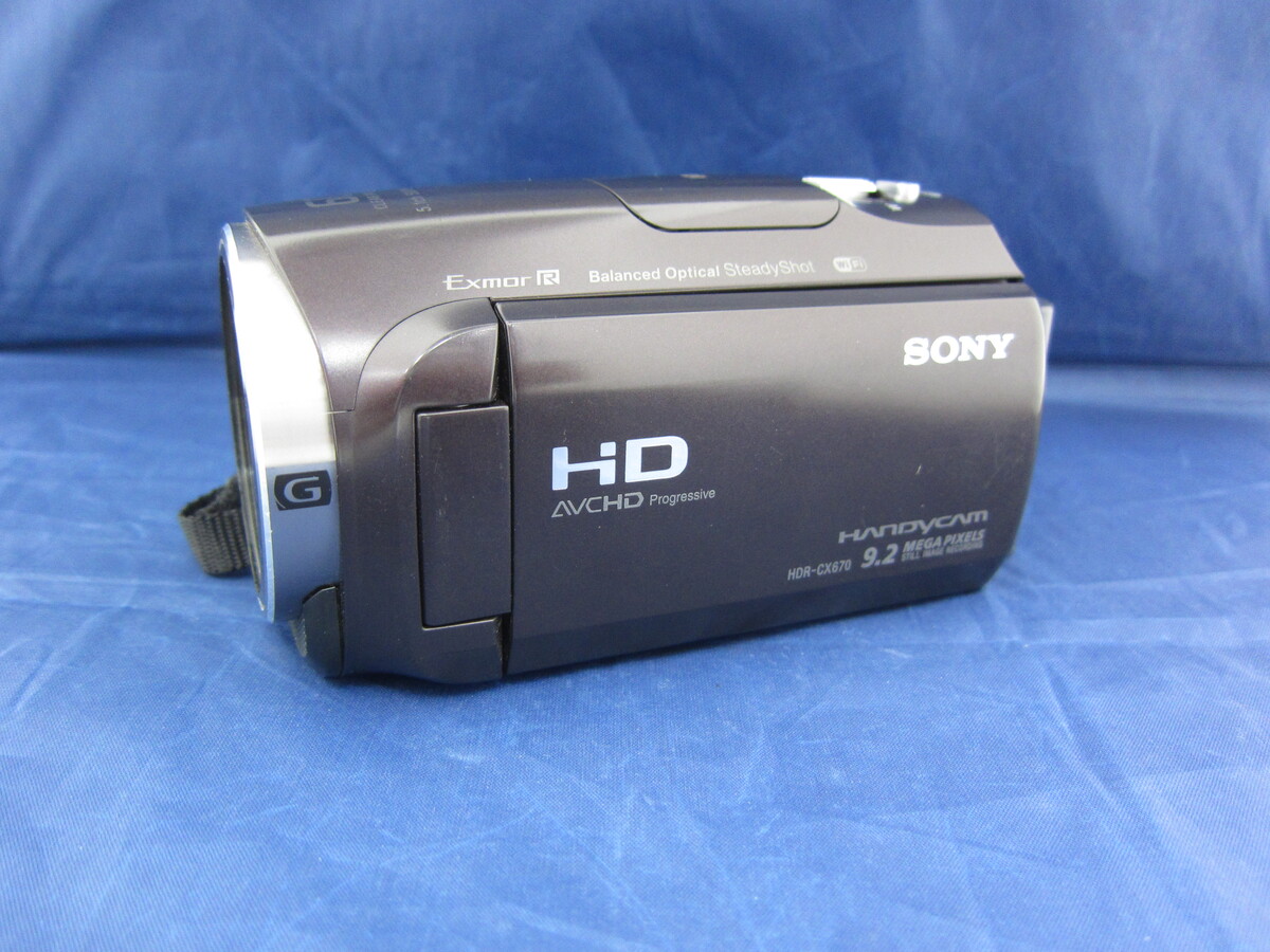SONY HDビデオカメラ Handycam HDR-PJ670 ボルドーブラウン 光学30倍