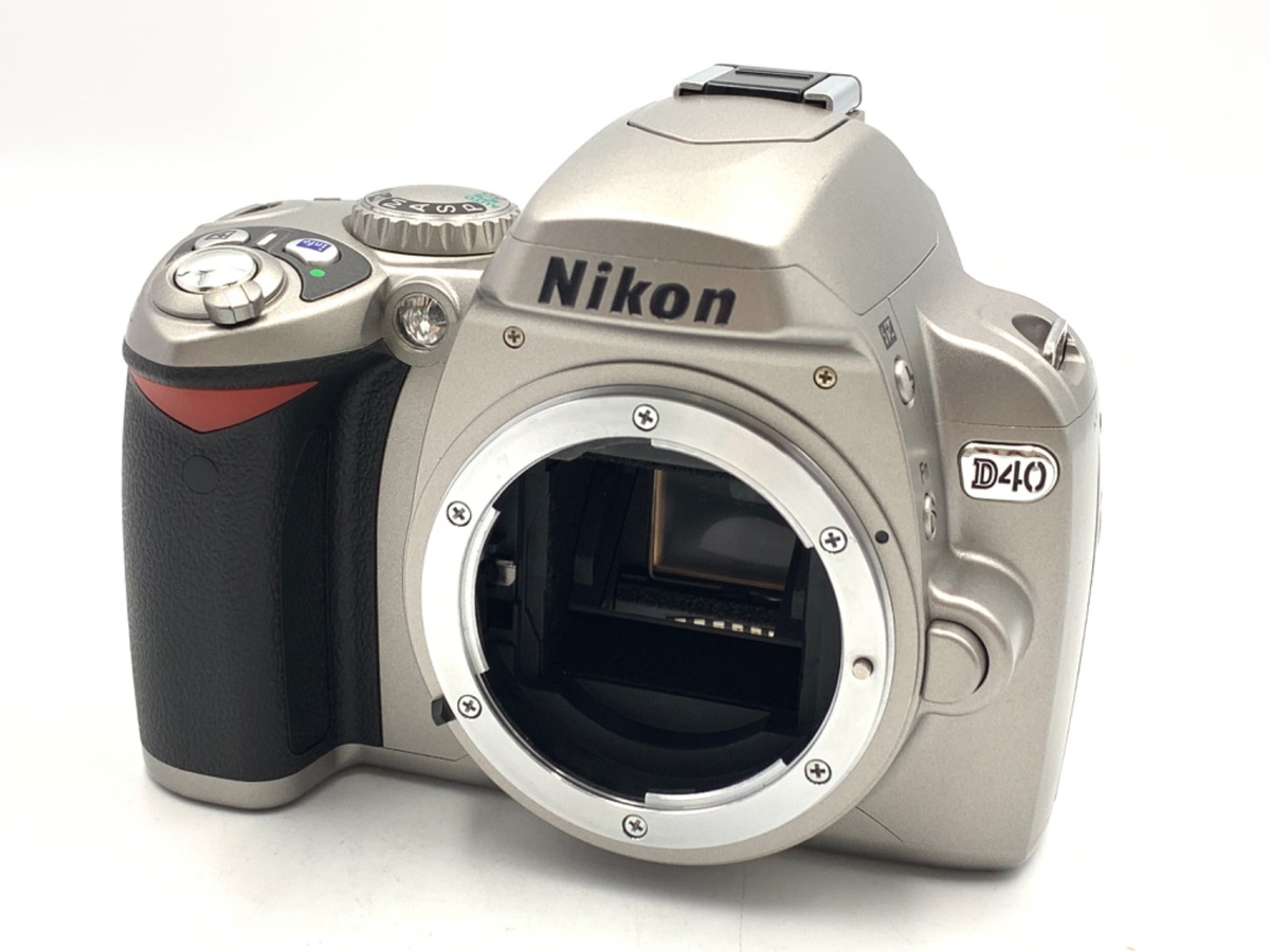 中古：AB(良品)】ニコン D40 シルバーボディ | 2449510044681