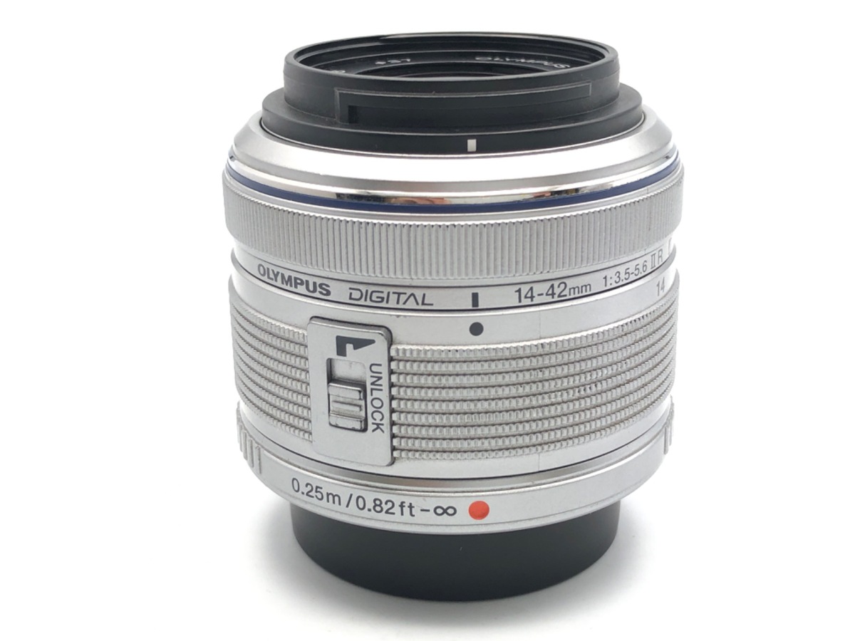 中古】オリンパス M.ZUIKO DIGITAL 14-42mm F3.5-5.6 II R シルバー