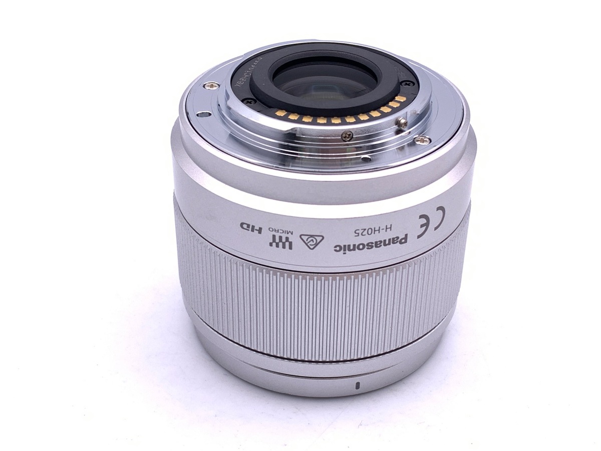 中古】パナソニック LUMIX G 25mm F1.7 ASPH. [H-H025S] シルバー