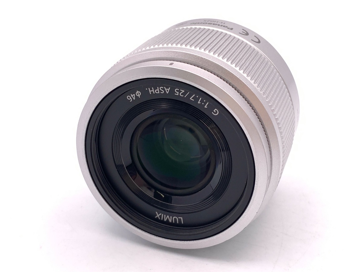 中古】パナソニック LUMIX G 25mm F1.7 ASPH. [H-H025S] シルバー