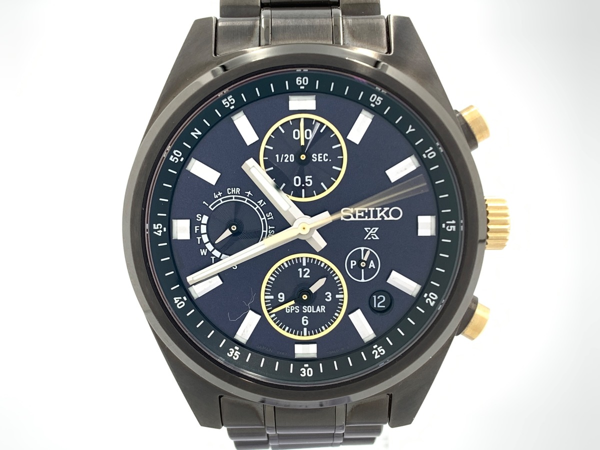 セイコー プロスペックス スピードタイマー ブラック SBED013/5X83-0AJ0-1 ステンレススティール 1000本限定