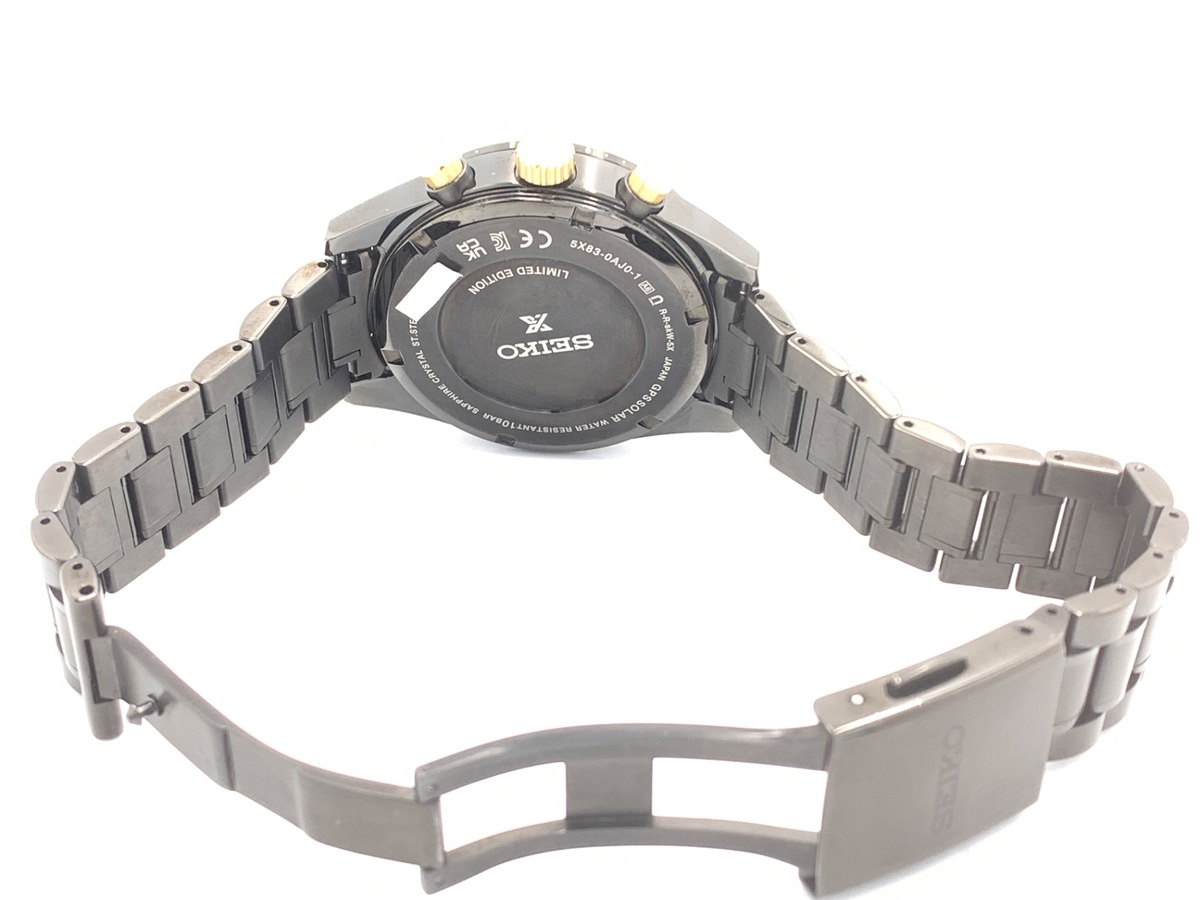 セイコー プロスペックス スピードタイマー ブラック SBED013/5X83-0AJ0-1 ステンレススティール 1000本限定