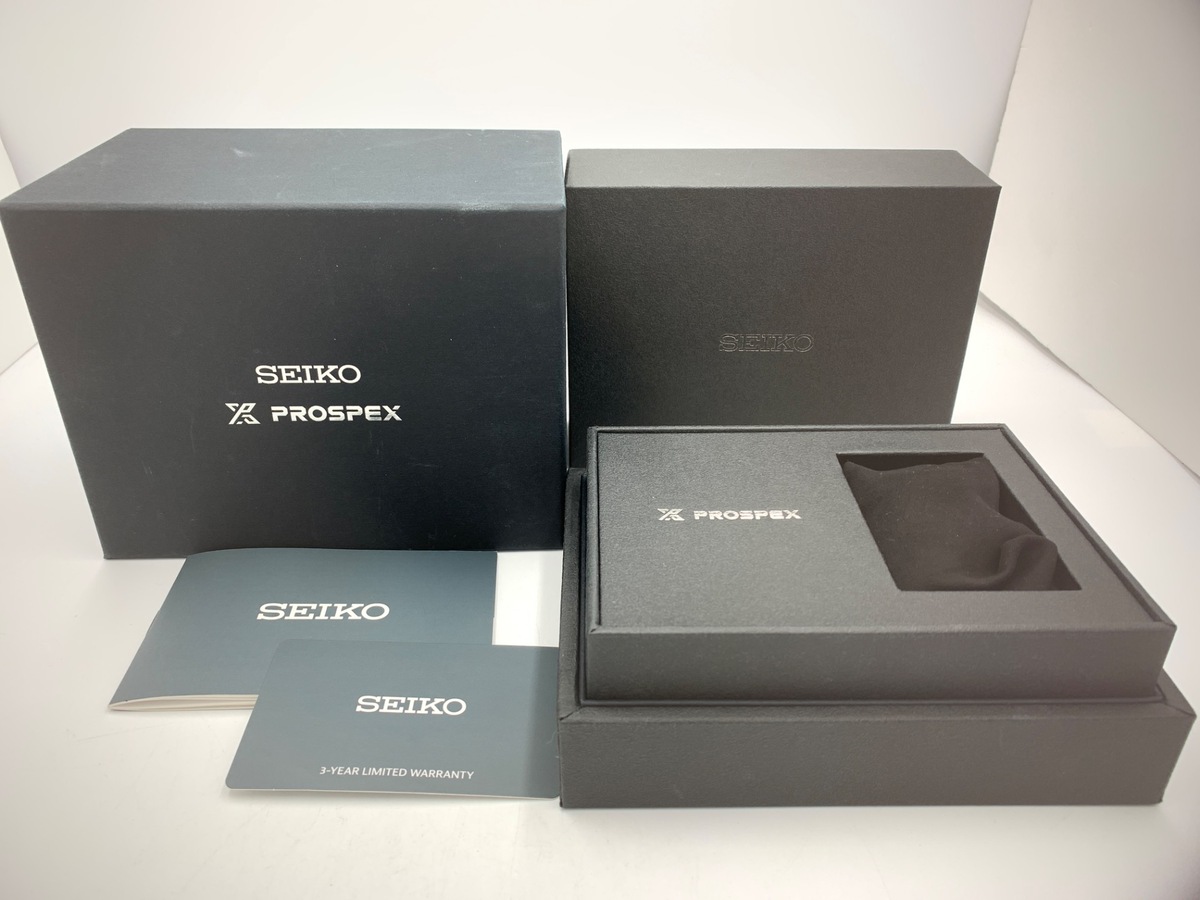 セイコー プロスペックス スピードタイマー ブラック SBED013/5X83-0AJ0-1 ステンレススティール 1000本限定