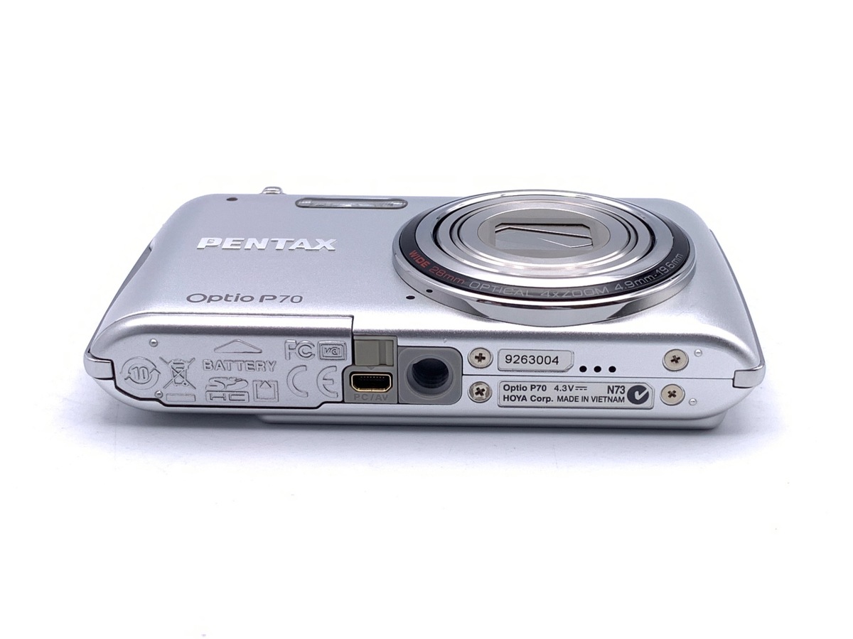 中古：B(並品)】ペンタックス デジタルカメラ OptioP70 シルバー