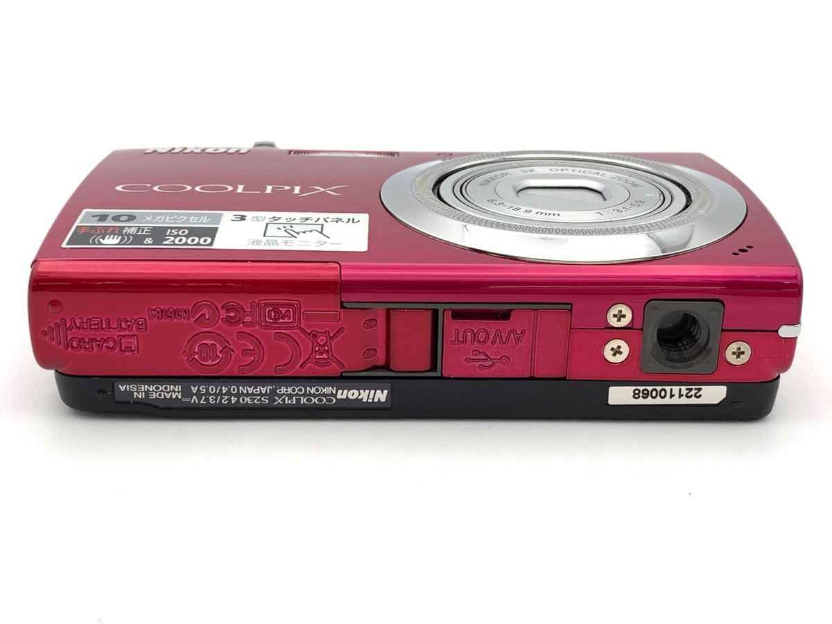 【中古】Nikon ニコン COOLPIX S230 ローズレッド コンパクトデジタルカメラ 中古】ニコン COOLPIX S230 ローズレッド｜｜カメラのキタムラネット
