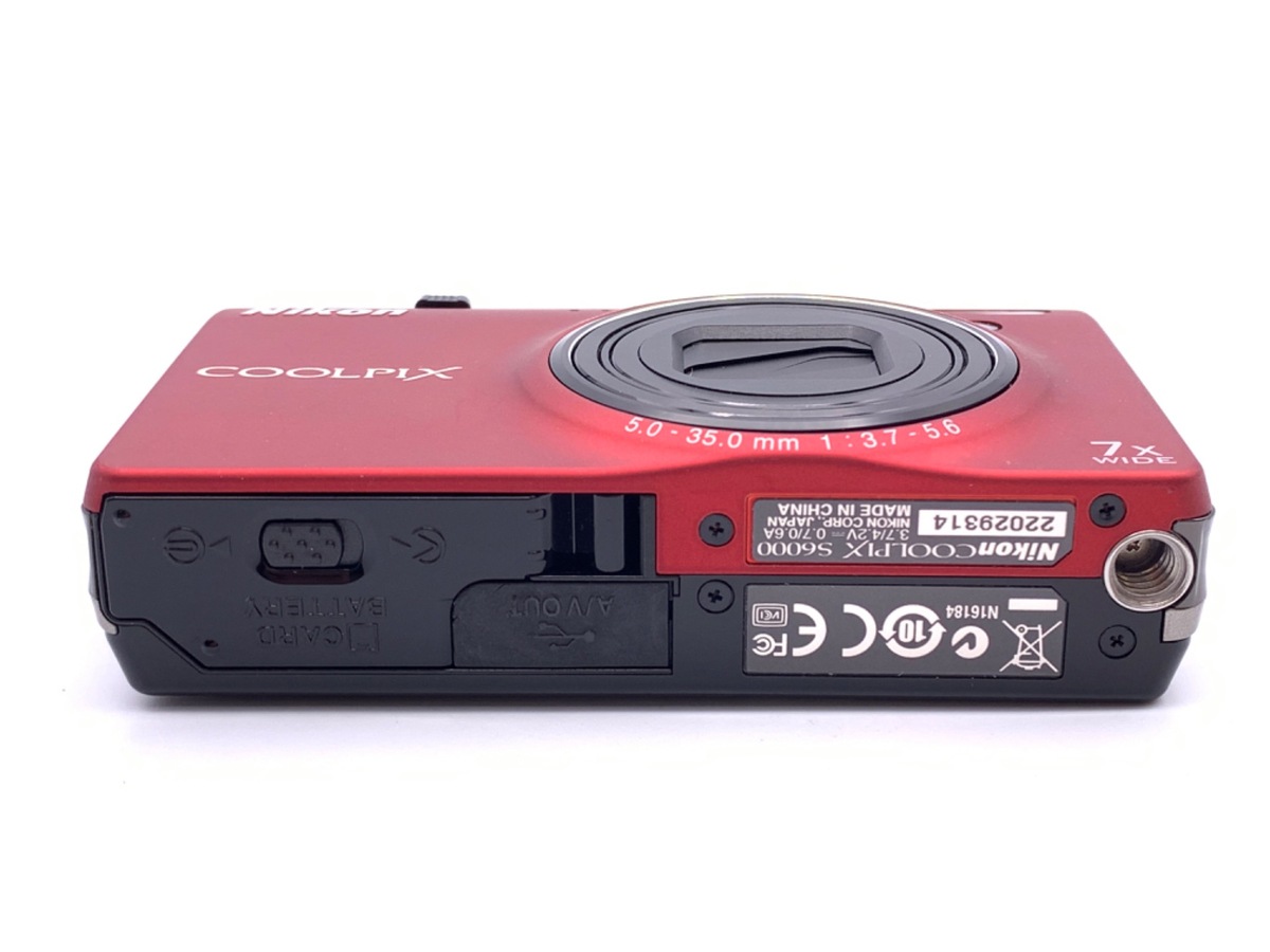 中古】ニコン COOLPIX S6000 フラッシュレッド｜｜カメラのキタムラ 