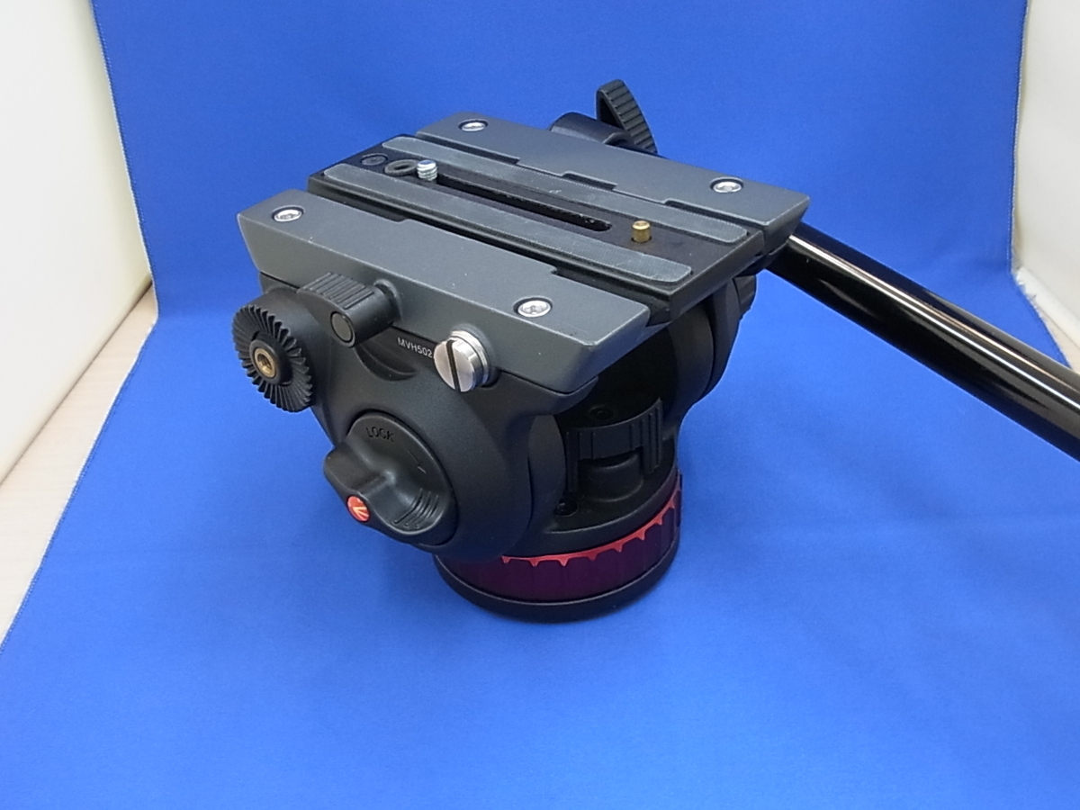 中古：B(並品)】マンフロット MVH502AH プロフルードビデオ雲台 