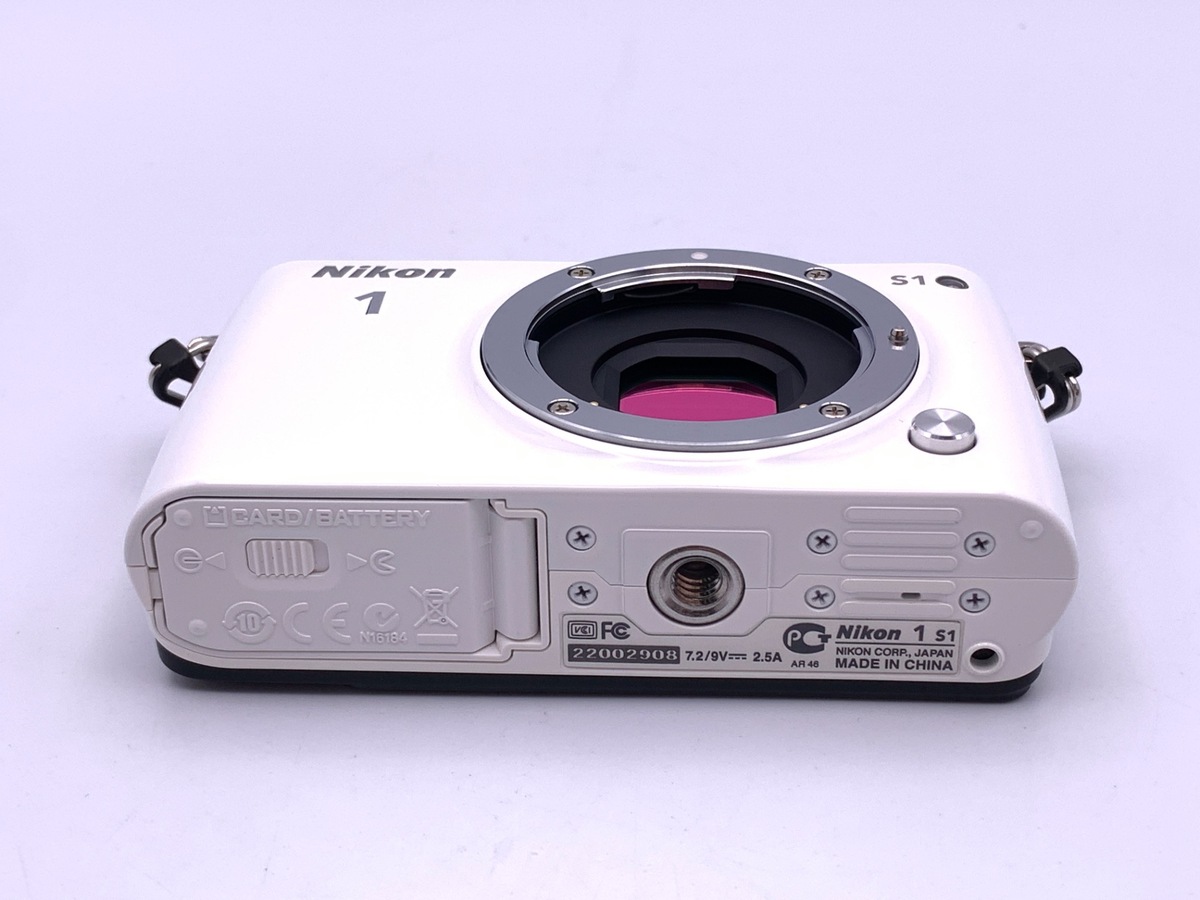 【美品・付属品多数・動作確認済】Nikon Nikon 1 S1 ホワイト 中古】ニコン Nikon1 S1 ボディ ホワイト｜｜カメラのキタムラネット
