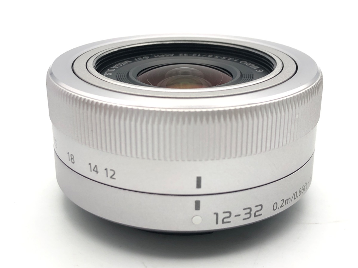 Panasonic LUMIX G VARIO 12-32mm シルバー 中古】パナソニック LUMIX G VARIO 12-32mm F3.5-5.6 ASPH. MEGA