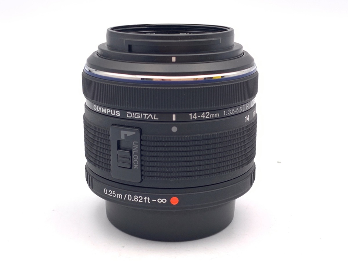 中古】オリンパス M.ZUIKO DIGITAL 14-42mm F3.5-5.6 II R ブラック