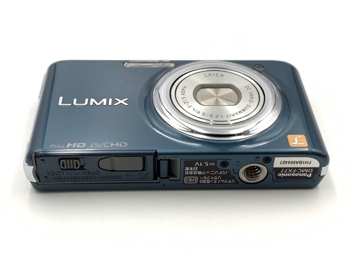 中古：B(並品)】パナソニック LUMIX DMC-FX77 スエードブルー 