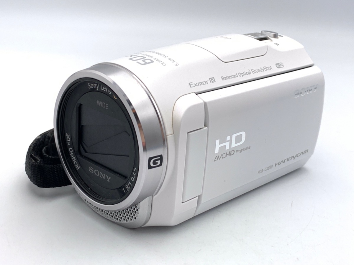 【中古】ソニー デジタルHDビデオカメラレコーダー HDR-CX680 W ホワイト