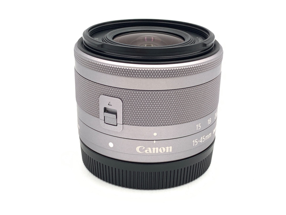 中古：A(美品)】キヤノン EF-M15-45mm F3.5-6.3 IS STM シルバー 