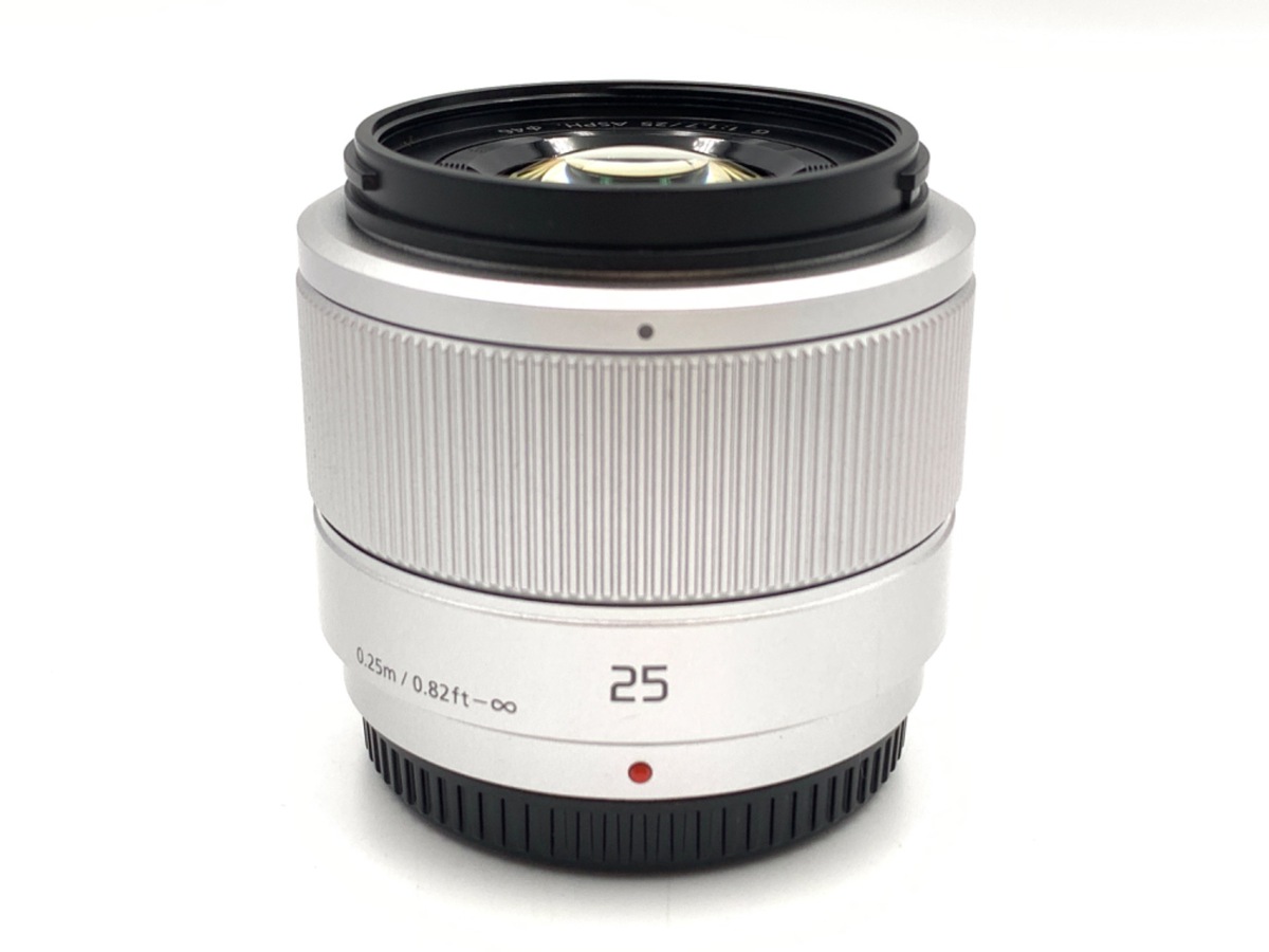 LUMIX25mm F1.7シルバー　H-H025 Panasonic 中古】パナソニック LUMIX G 25mm F1.7 ASPH. [H-H025S] シルバー 在庫