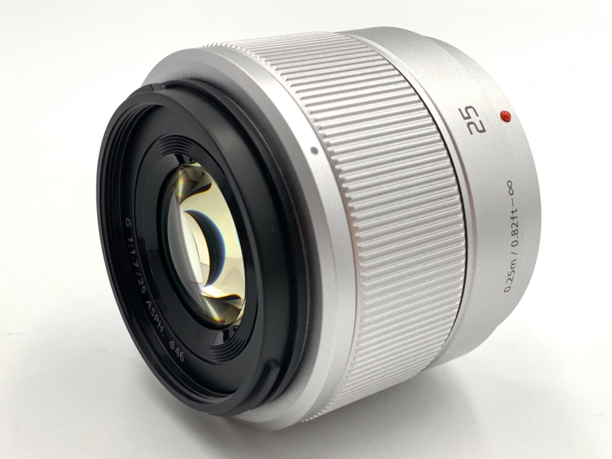 中古】パナソニック LUMIX G 25mm F1.7 ASPH. [H-H025S] シルバー