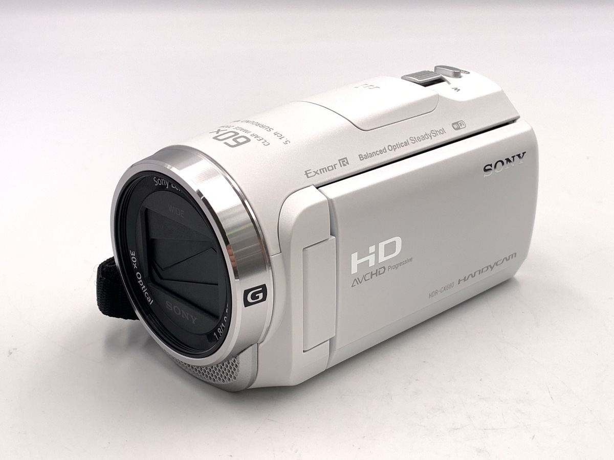 中古】ソニー デジタルHDビデオカメラレコーダー HDR-CX680 W ホワイト