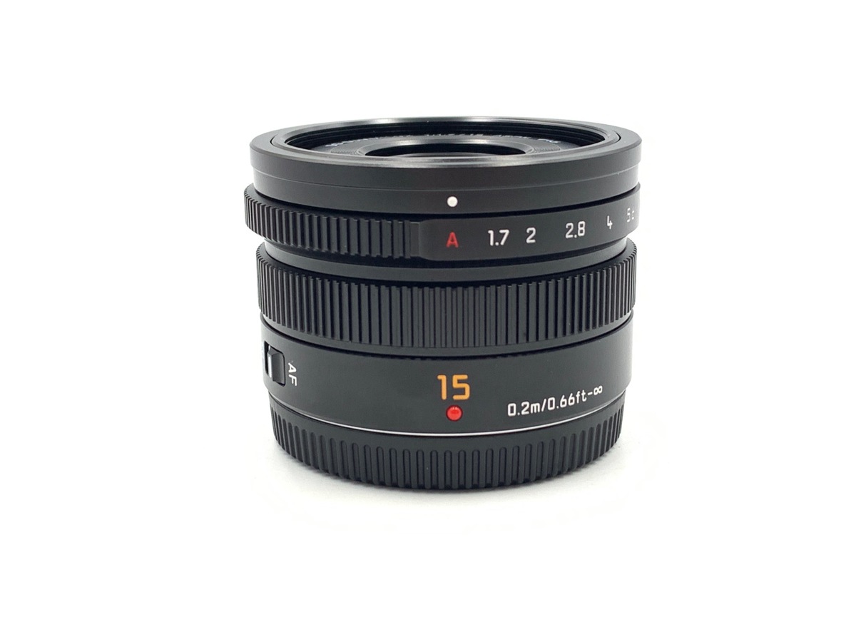 LEICA DG SUMMILUX 15mm/F1.7 ASPH. H-X015-K [ブラック] 中古