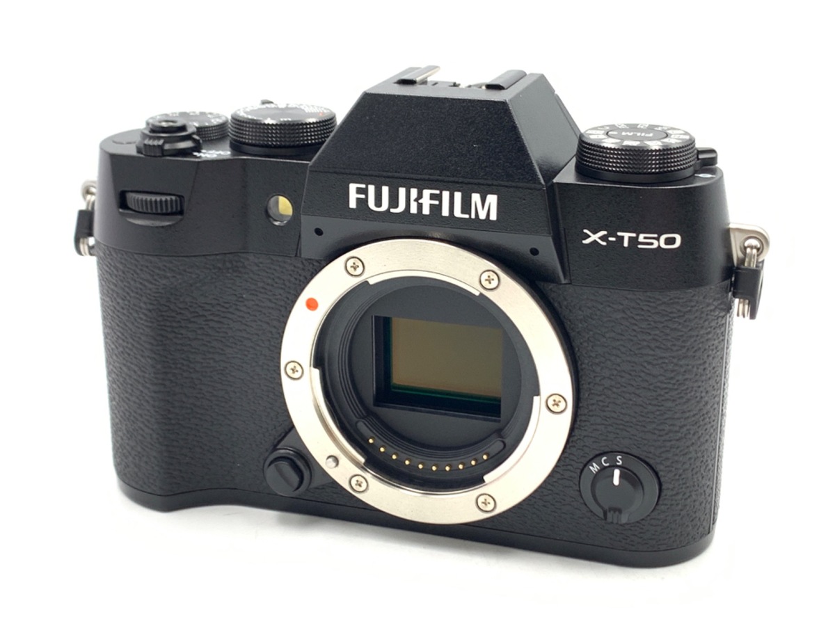 美品 FUJIFILMX-T50 ボディ 保証期間あり　ブラック 富士フイルム FUJIFILM X-T50 ボディ ブラック 日英二言語モデル
