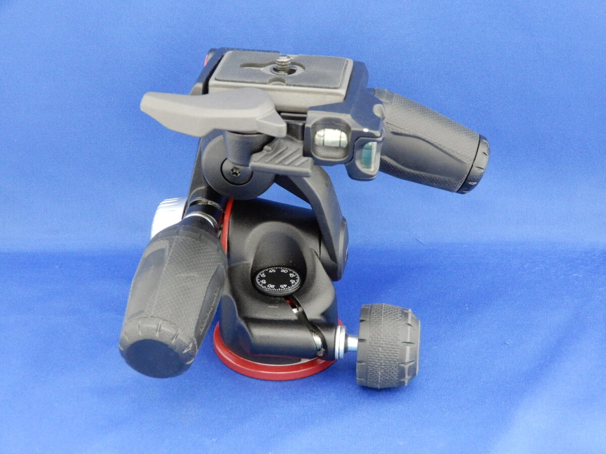 中古】マンフロット MHXPRO-3W XPRO3ウェイ雲台 クイックプレート付