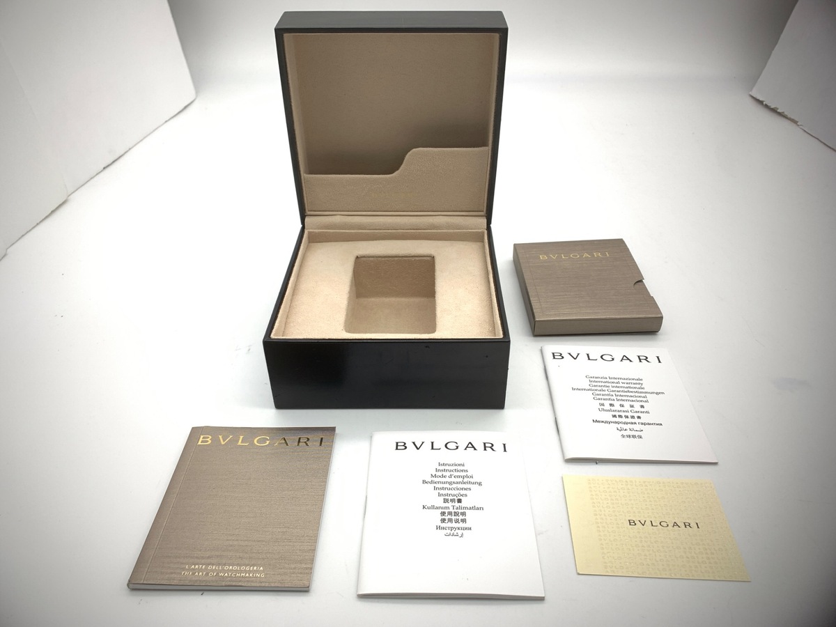 ブルガリ オクト ウルトラネロ ブラック BGO41S/BGO41BBSVD ステンレススティール