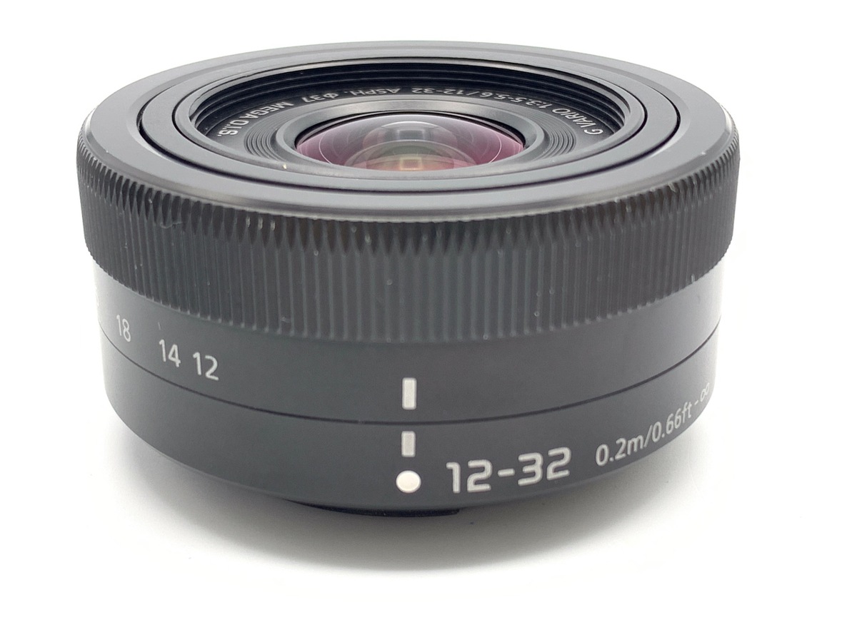 【中古美品】LUMIX H-FS12032 12-32mm ズームレンズ LUMIX G VARIO 12-32mm/F3.5-5.6 ASPH./MEGA O.I.S. H-FS12032-K
