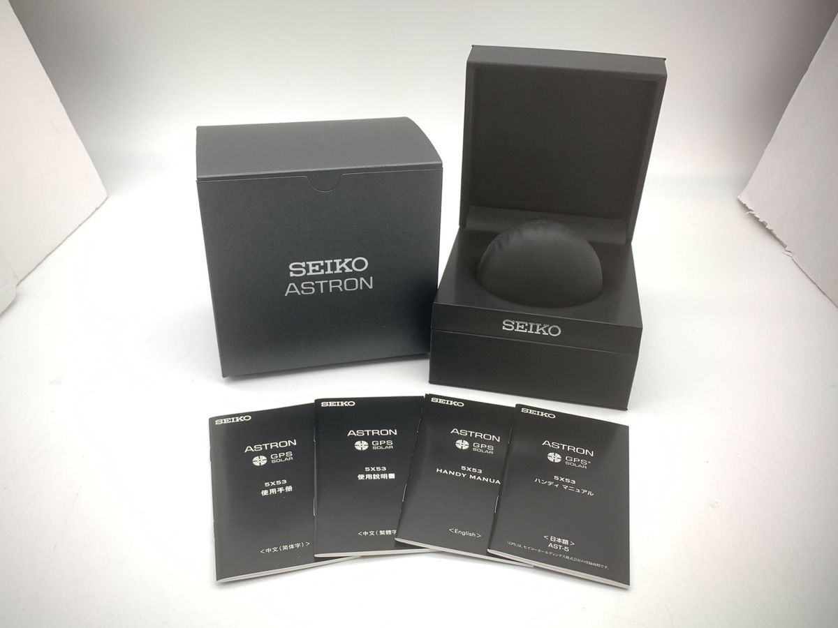 セイコー アストロン ブラック SBXC001/5X53-0AB0 チタン