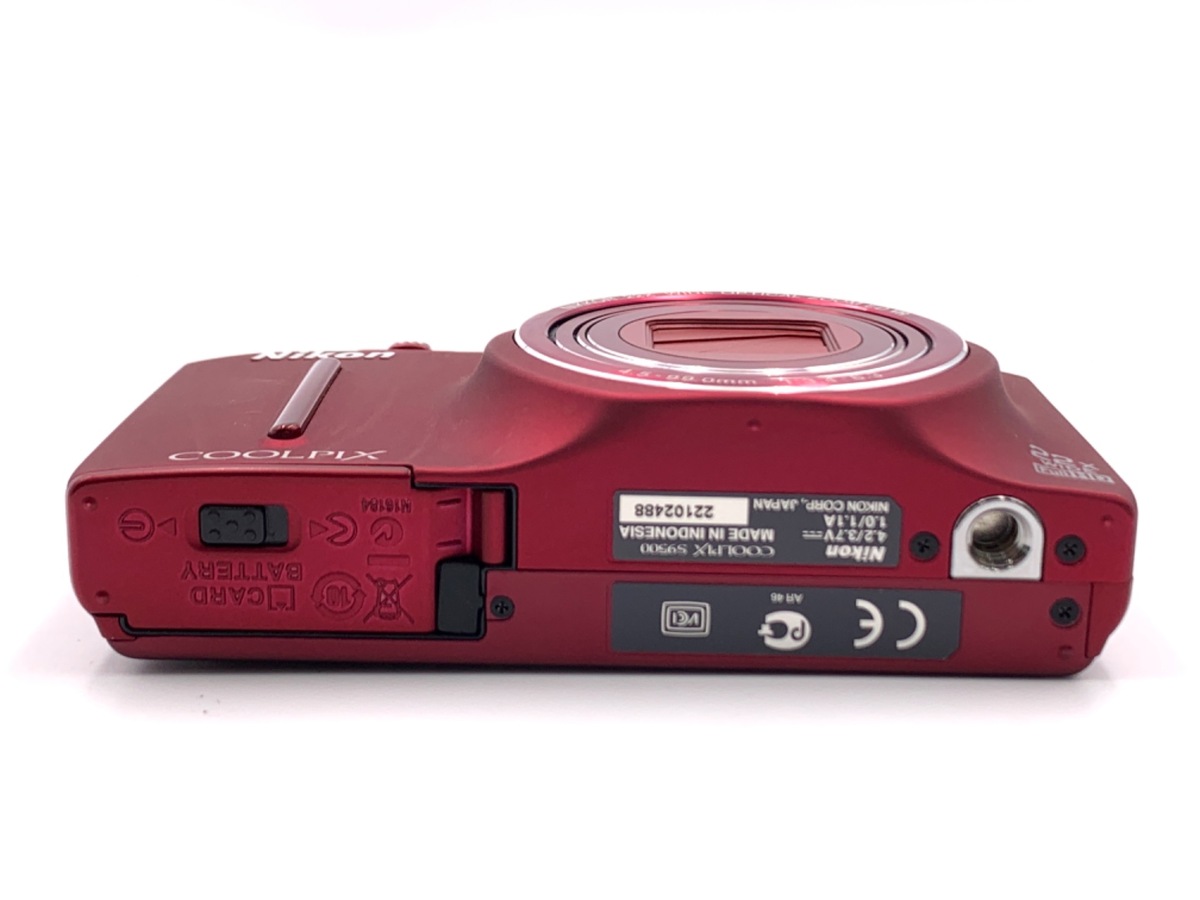 中古：AB(良品)】ニコン COOLPIX S9500 RD ヴェルヴェットレッド 