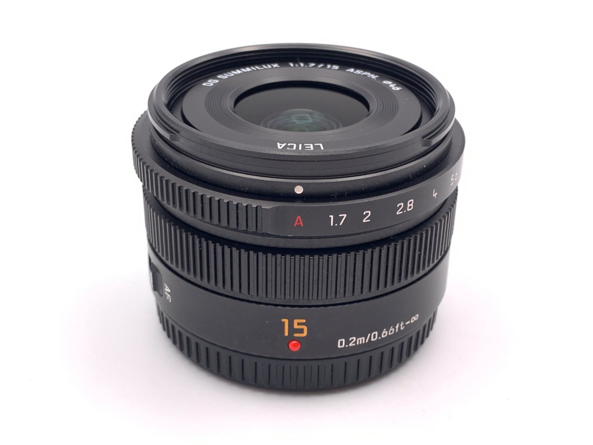 中古】パナソニック LEICA DG SUMMILUX 15mm/F1.7 ASPH. [H-X015