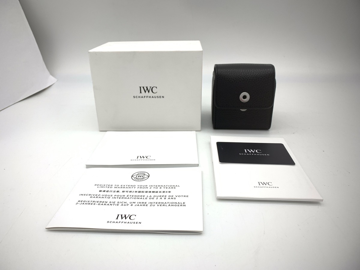 IWC ポルトギーゼ クロノグラフ ブラック IW371609 ステンレススティール