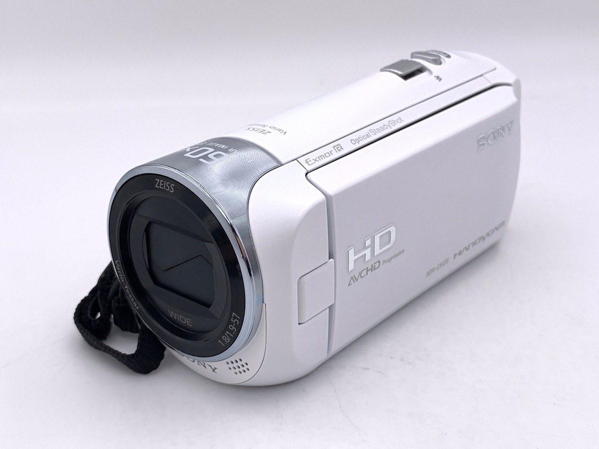 中古】ソニー デジタルHDビデオカメラレコーダー HDR-CX470 W ホワイト
