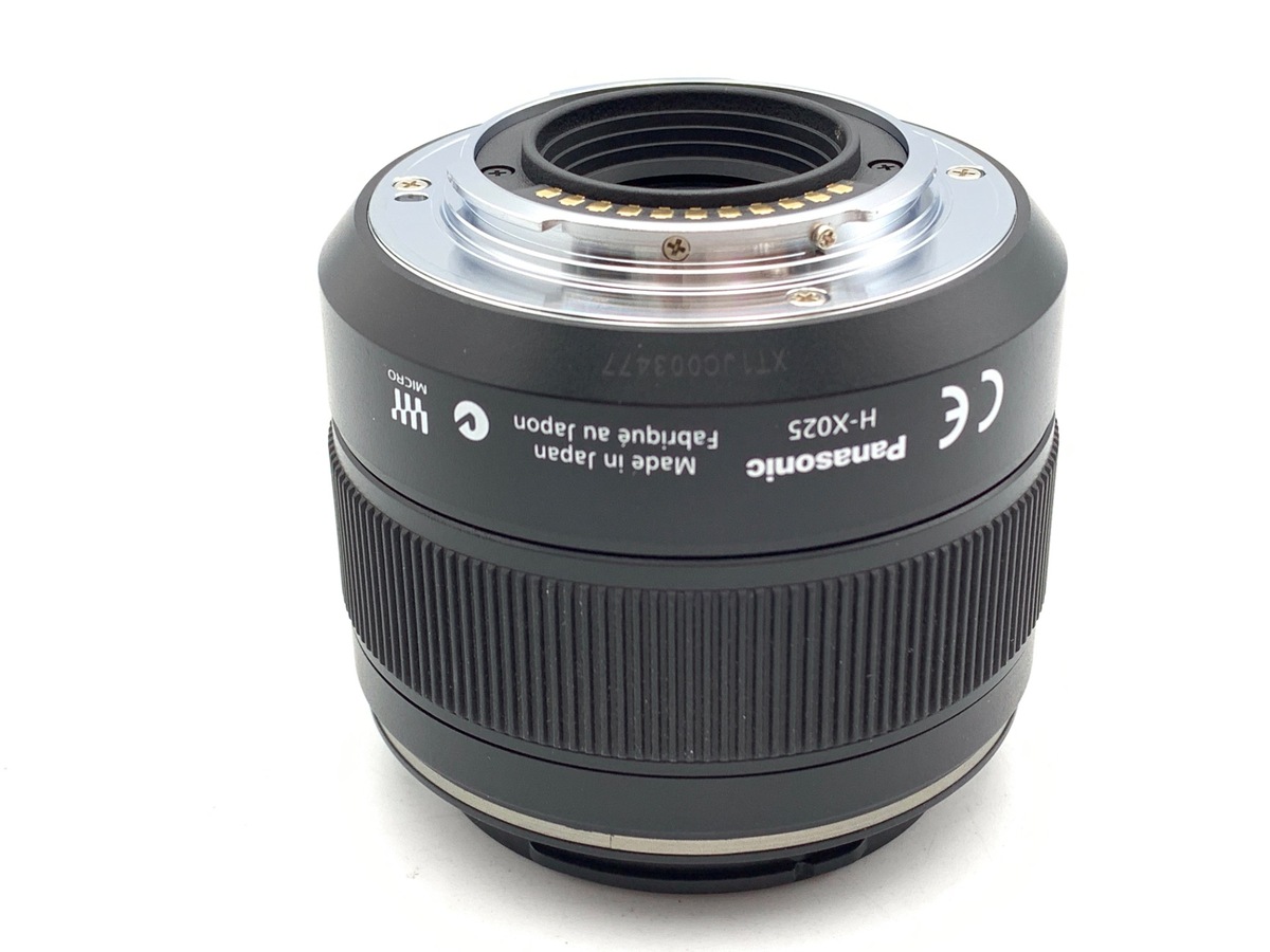 LUMIX 25mm F1.4 H-X025 美品フード・ポーチ付 LUMIX 25mm F1.4 H-X025 美品フード・ポーチ付 美品】Panasonic H-X025