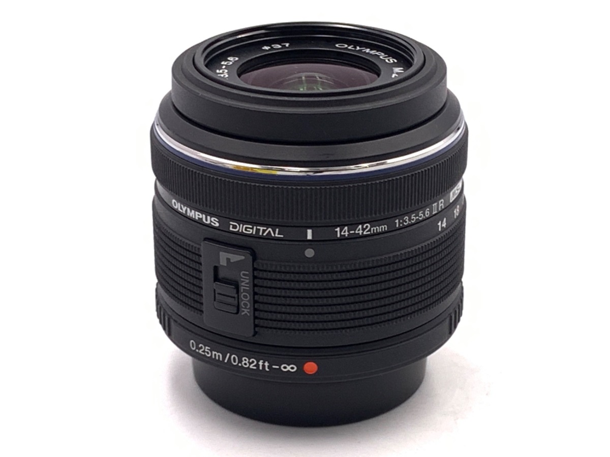 OLYMPUS - 【中古】(オリンパス) OLYMPUS M.ZUIKO DIGITAL 14-42/3.5-5.6II BK Olympus M.Zuiko Digital ED 14-42mm f/3.5-5.6 EZ Lens