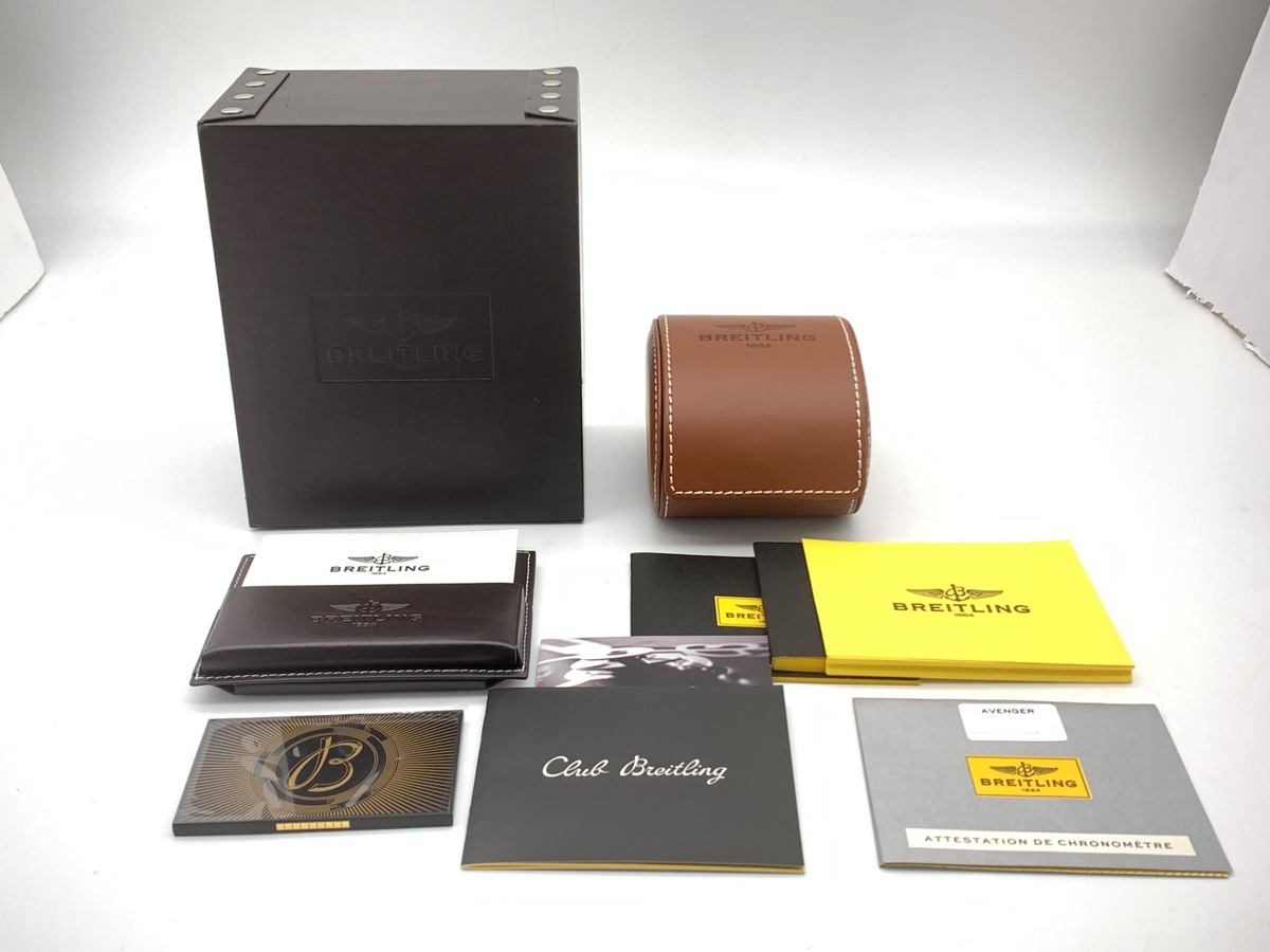 ブライトリング アベンジャー II ブラック A3239011/BC35 ステンレススティール GMT