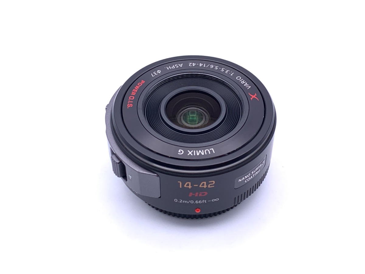 UMIX G X VARIO PZ 14-42mm H-PS14042 ブラック 中古：AB(良品)】パナソニック LUMIX G X VARIO PZ 14-42mm/F3.5-5.6
