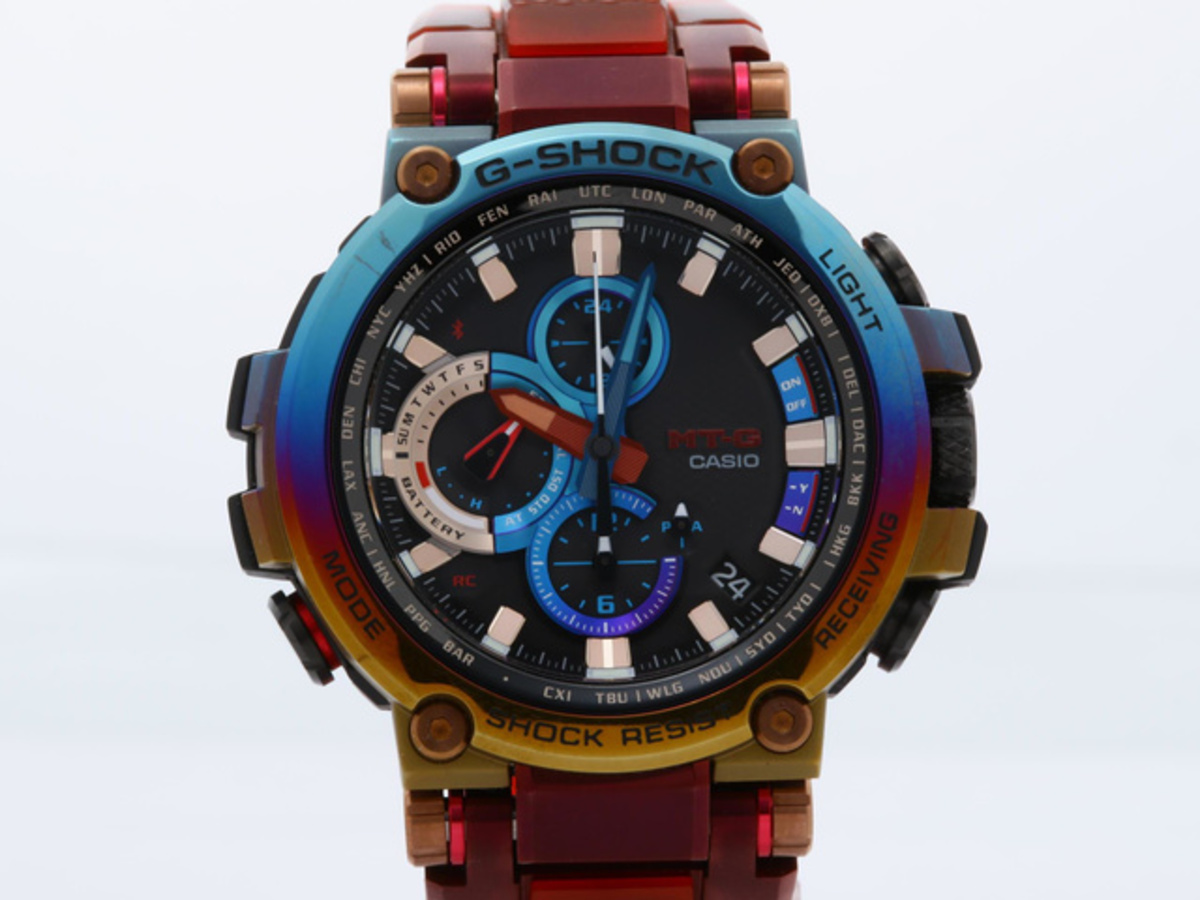 カシオ G-SHOCK MT-G ブラック MTG-B1000VL-4AJR ステンレススティール