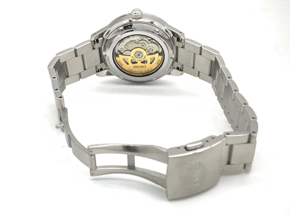 セイコー プレザージュ ブラック SARY191/4R39-00Z0 ステンレススティール