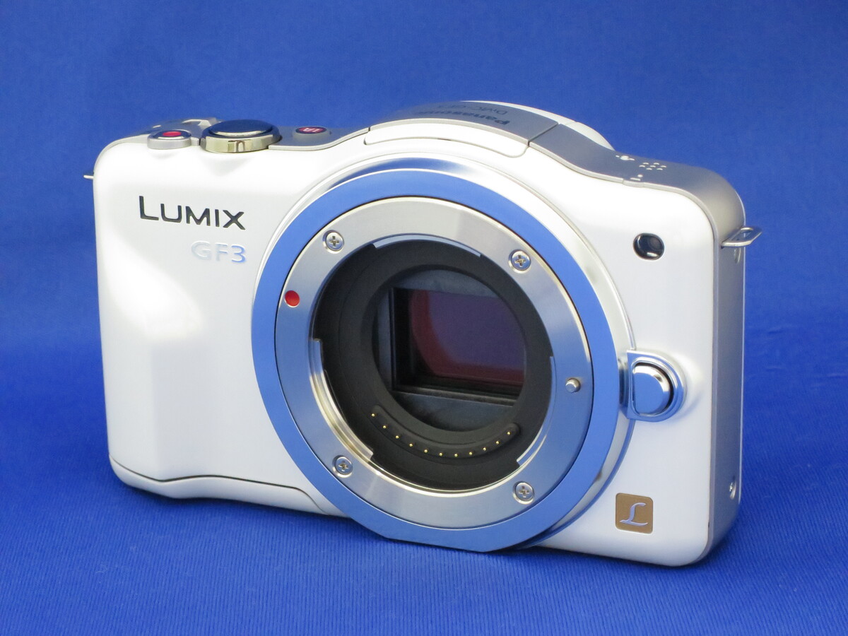 高画質 Panasonic LUMIX DMC-GF3 ボディ 人気色のホワイト 【公式通販】