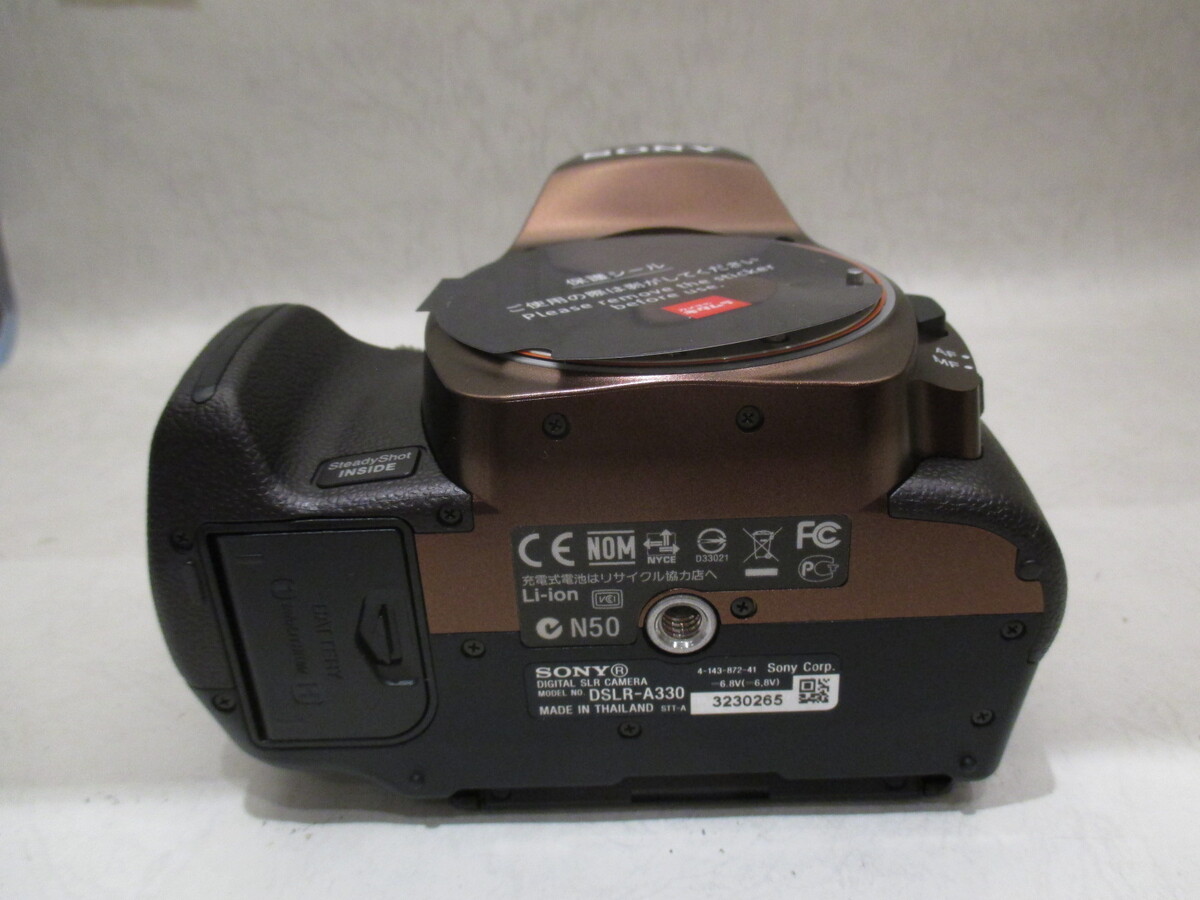 ソニー SONY デジタル一眼レフカメラ α330 (本体単品) ブラック DSLRA330